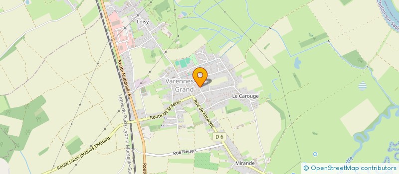 localisation de l'entreprise MONSIEUR ERIC NEEL à VARENNES-LE-GRAND