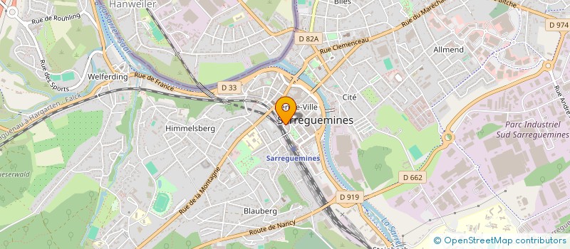 localisation de l'entreprise MONSIEUR ERIC NEU  WOUSTVILLER