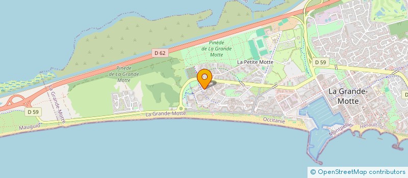 localisation de l'entreprise MONSIEUR ERIC NEVERS  LA GRANDE-MOTTE