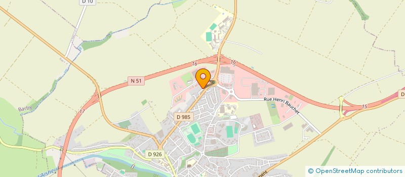 localisation de l'entreprise MONSIEUR ERIC NEVEUX  RETHEL