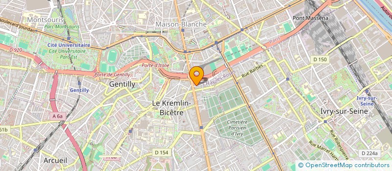 localisation de l'entreprise MONSIEUR ERIC NGO  LE KREMLIN-BICETRE