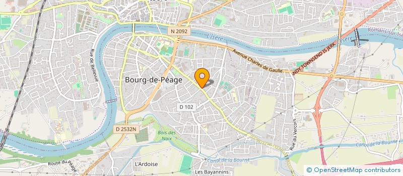 localisation de l'entreprise MONSIEUR ERIC NGUYEN  BOURG-DE-PEAGE