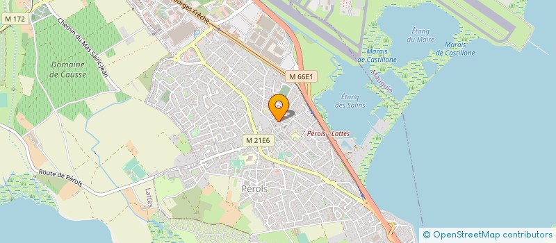 localisation de l'entreprise MONSIEUR ERIC NGUYEN  PEROLS