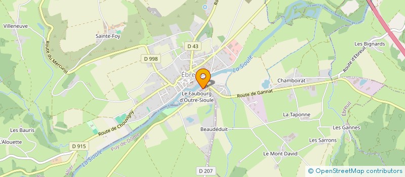 localisation de l'entreprise MONSIEUR ERIC NICOLAS à EBREUIL