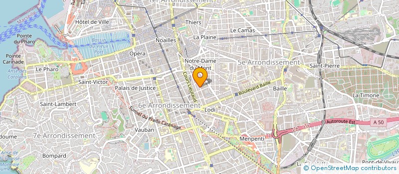 localisation de l'entreprise MONSIEUR ERIC NICOLAS  MARSEILLE