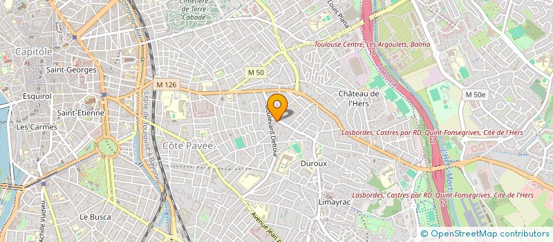 localisation de l'entreprise MONSIEUR ERIC NIDELET à TOULOUSE