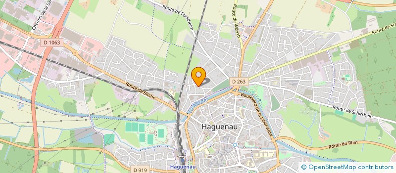 localisation de l'entreprise MONSIEUR ERIC NINGEL  HAGUENAU