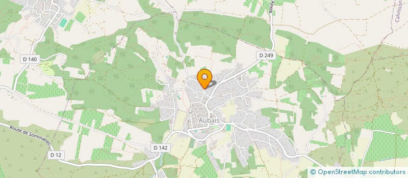 localisation de l'entreprise MONSIEUR ERIC NOEL  AUBAIS