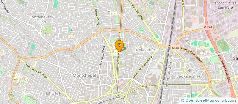 localisation de l'entreprise MONSIEUR ERIC NOGUE  DIJON