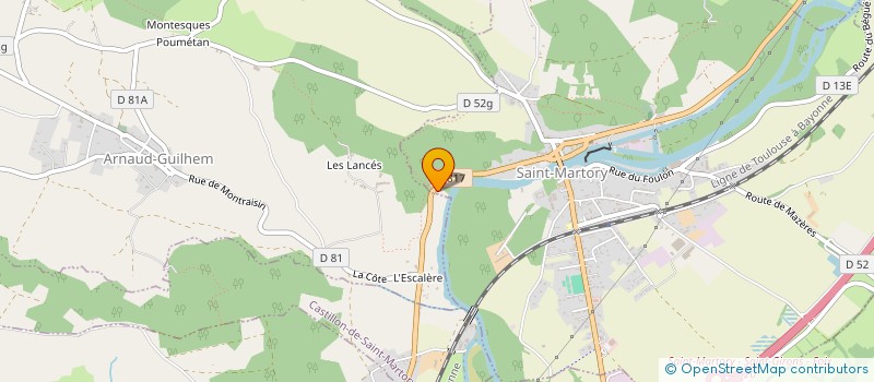 localisation de l'entreprise MONSIEUR ERIC NOGUES  ROQUEFORT-SUR-GARONNE