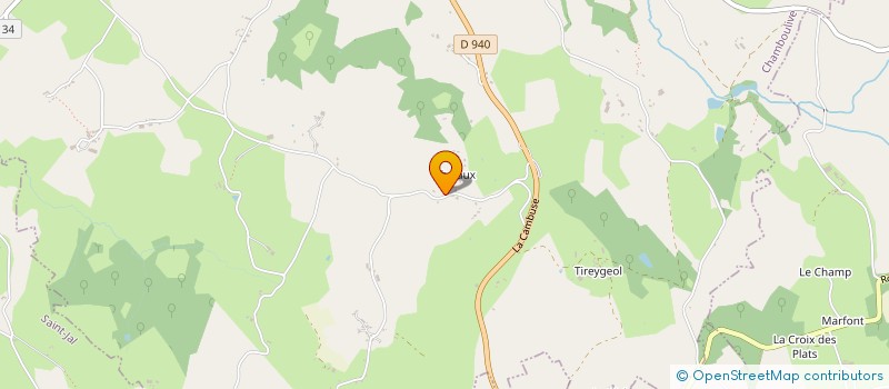 localisation de l'entreprise MONSIEUR ERIC NOILHETAS  CHAMBOULIVE