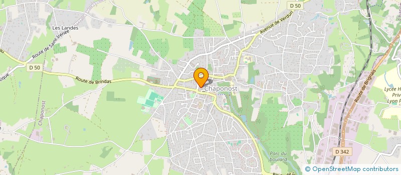 localisation de l'entreprise MONSIEUR ERIC NOLIN  CHAPONOST