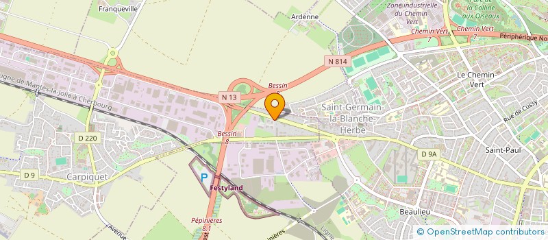 localisation de l'entreprise MONSIEUR ERIC NORBERT  CARPIQUET