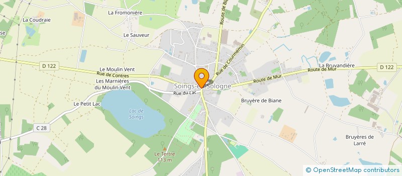 localisation de l'entreprise MONSIEUR ERIC NORMANT à SOINGS-EN-SOLOGNE