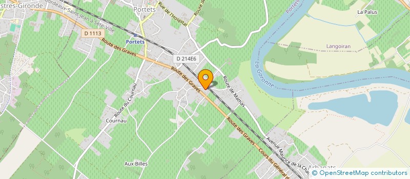 localisation de l'entreprise MONSIEUR ERIC NOUAILLE  PORTETS