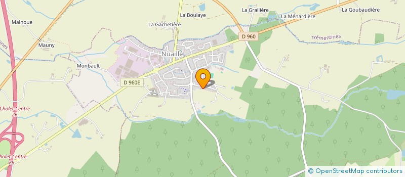 localisation de l'entreprise MONSIEUR ERIC OGER  NUAILLE