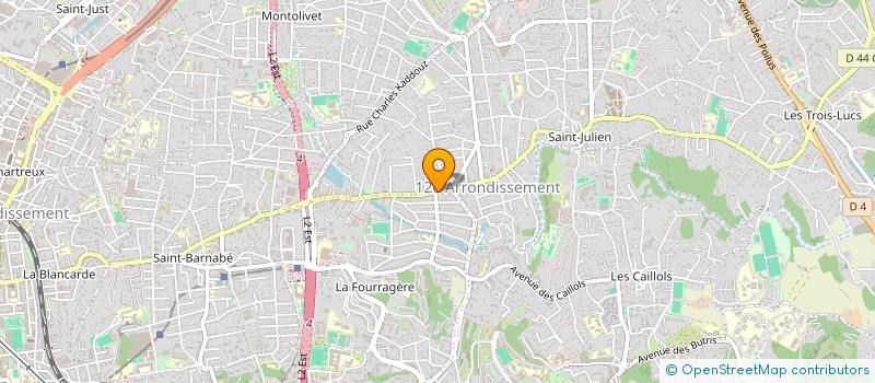 localisation de l'entreprise MONSIEUR ERIC OGOUDJIAN  MARSEILLE 12EME