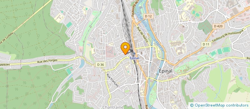 localisation de l'entreprise MONSIEUR ERIC OHM  EPINAL