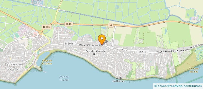 localisation de l'entreprise MONSIEUR ERIC OLAGNON à LA TRANCHE-SUR-MER