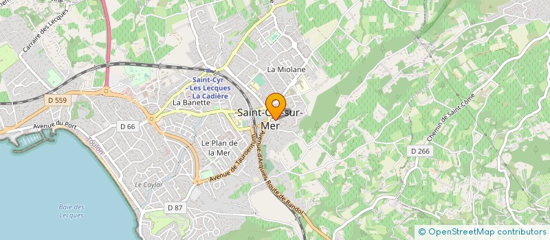 localisation de l'entreprise MONSIEUR ERIC OLLAGNIER à SAINT-CYR-SUR-MER