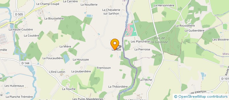 localisation de l'entreprise MONSIEUR ERIC OLLIVIER  SAINT-PIERRE-DES-NIDS