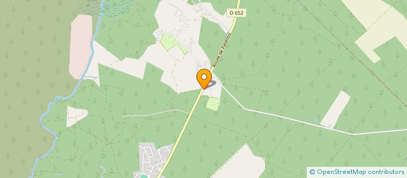 localisation de l'entreprise MONSIEUR ERIC ORHANT  PONTENX-LES-FORGES