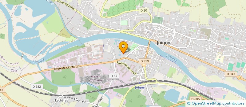 localisation de l'entreprise MONSIEUR ERIC ORMANS  JOIGNY