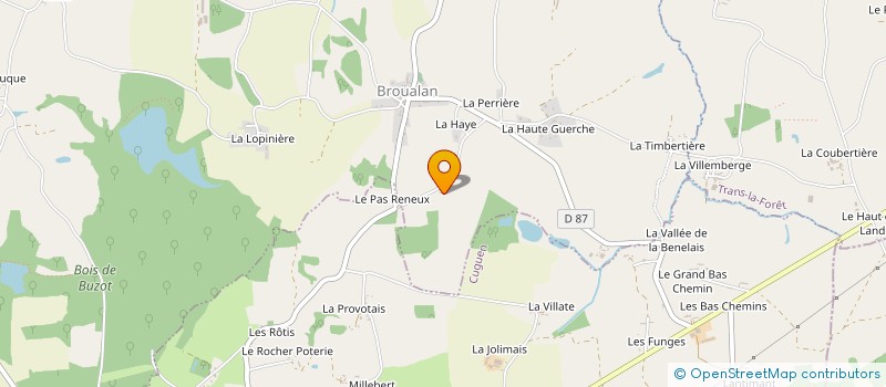 localisation de l'entreprise MONSIEUR ERIC ORRIOLS à BAGUER-MORVAN