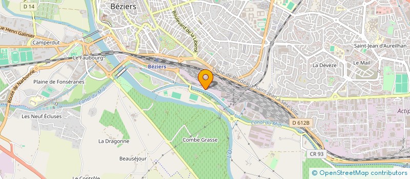 localisation de l'entreprise MONSIEUR ERIC ORSINI à BEZIERS