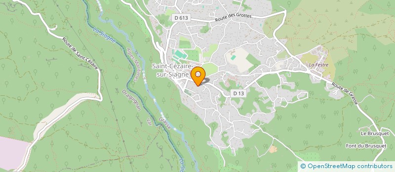 localisation de l'entreprise MONSIEUR ERIC OSWALD  SAINT-CEZAIRE-SUR-SIAGNE