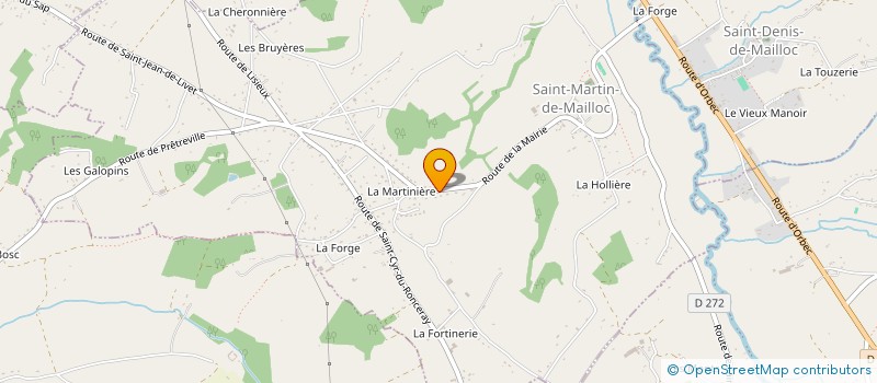 localisation de l'entreprise MONSIEUR ERIC OTHON  SAINT-MARTIN-DE-MAILLOC