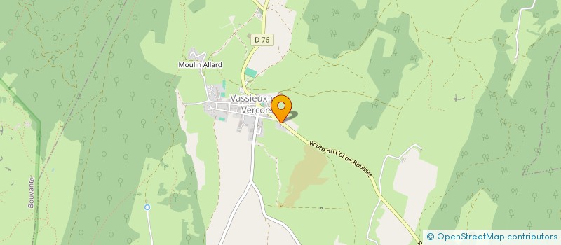 localisation de l'entreprise MONSIEUR ERIC OUARY  SAINT-AGNAN-EN-VERCORS