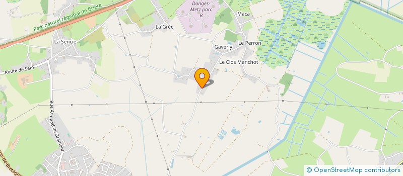 localisation de l'entreprise MONSIEUR ERIC OUISSE  DONGES