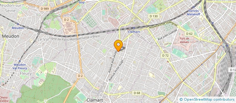 localisation de l'entreprise MONSIEUR ERIC OURNAC à CLAMART
