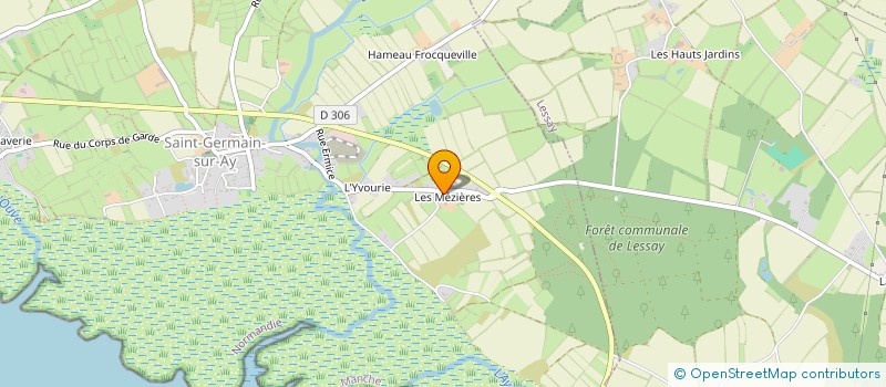 localisation de l'entreprise MONSIEUR ERIC OURSELIN  SAINT-GERMAIN-SUR-AY