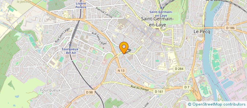 localisation de l'entreprise MONSIEUR ERIC OZANNE  SAINT-GERMAIN-EN-LAYE