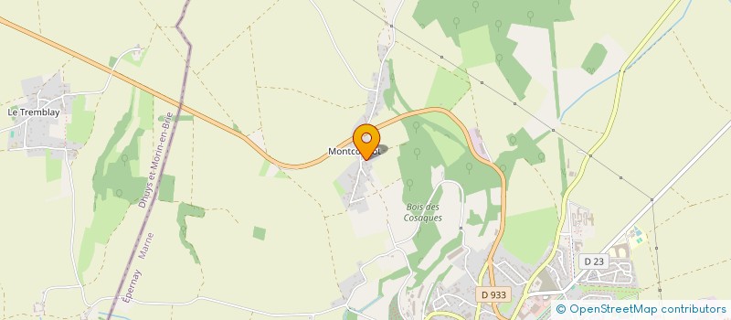 localisation de l'entreprise MONSIEUR ERIC PACHECO  LE VEZIER