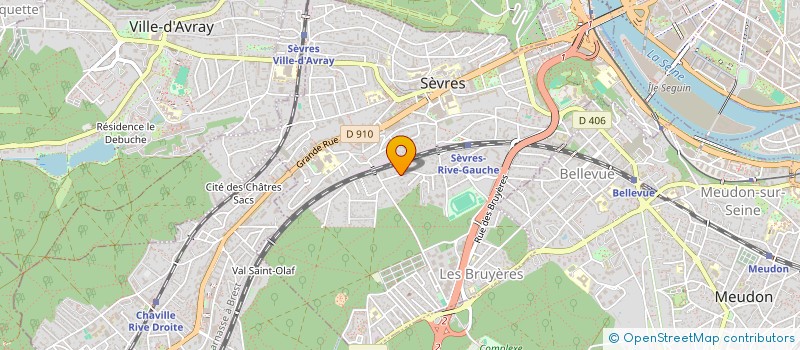 localisation de l'entreprise MONSIEUR ERIC PACHECO PEREIRA à SEVRES