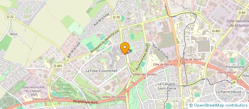 localisation de l'entreprise MONSIEUR ERIC PADERI à CAEN