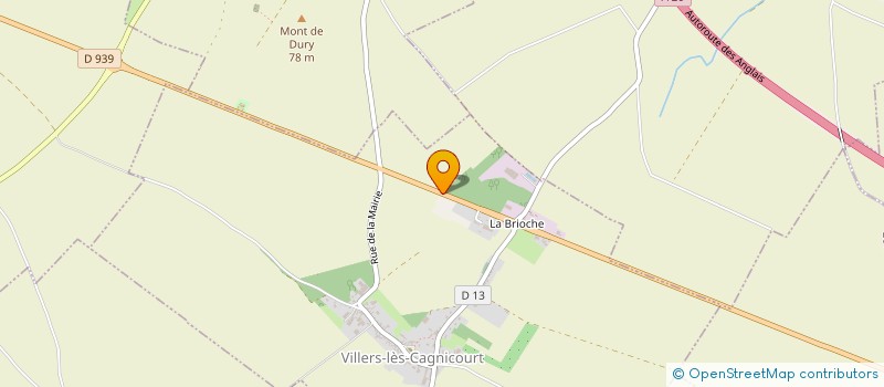 localisation de l'entreprise MONSIEUR ERIC PADOVANI à VILLERS-LES-CAGNICOURT