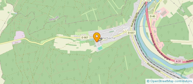 localisation de l'entreprise MONSIEUR ERIC PAILLET  MARBACHE