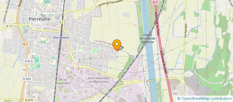 localisation de l'entreprise MONSIEUR ERIC PAINT  PIERRELATTE