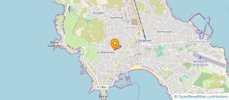 localisation de l'entreprise MONSIEUR ERIC PAJOT à QUIBERON