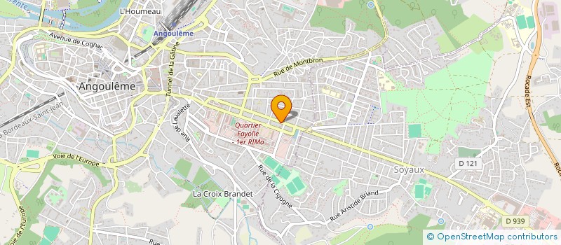 localisation de l'entreprise MONSIEUR ERIC PALLU à ANGOULEME