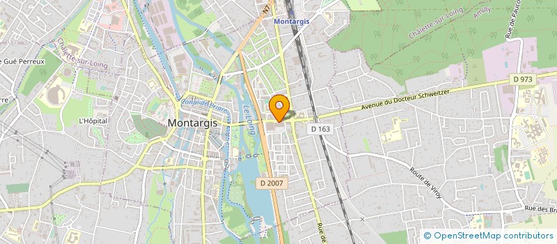 localisation de l'entreprise MONSIEUR ERIC PALUCZAK à MONTARGIS