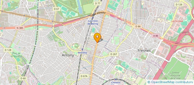 localisation de l'entreprise MONSIEUR ERIC PANDJOU  LE PLESSIS-ROBINSON