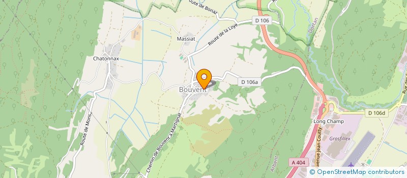 localisation de l'entreprise MONSIEUR ERIC PANNUNZIO à OYONNAX