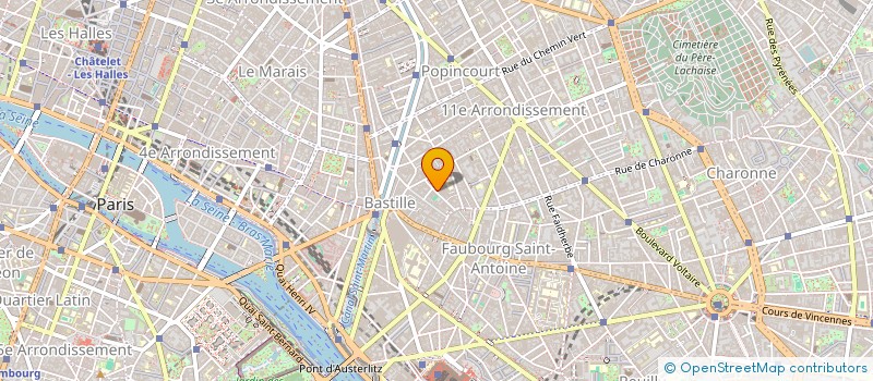 localisation de l'entreprise MONSIEUR ERIC PANTERA  PARIS