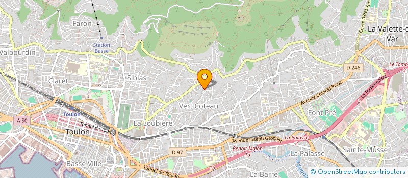 localisation de l'entreprise MONSIEUR ERIC PAPAZIAN  TOULON