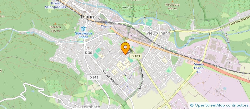 localisation de l'entreprise MONSIEUR ERIC PAQUET  THANN